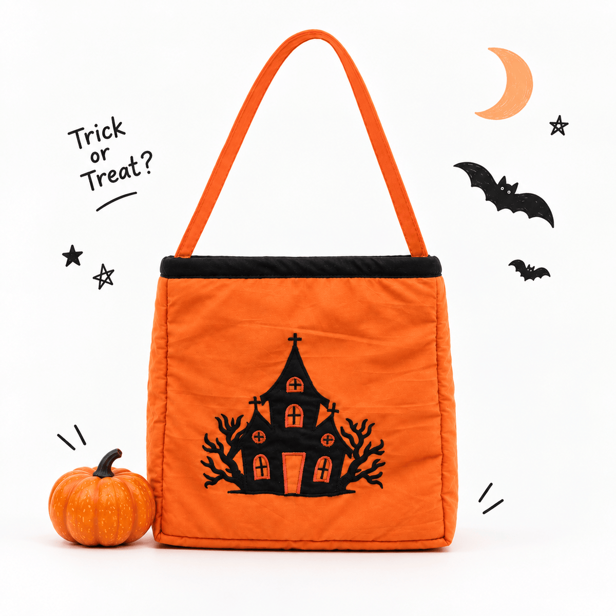 Zoey storage bin Halloween Haunted House Basket