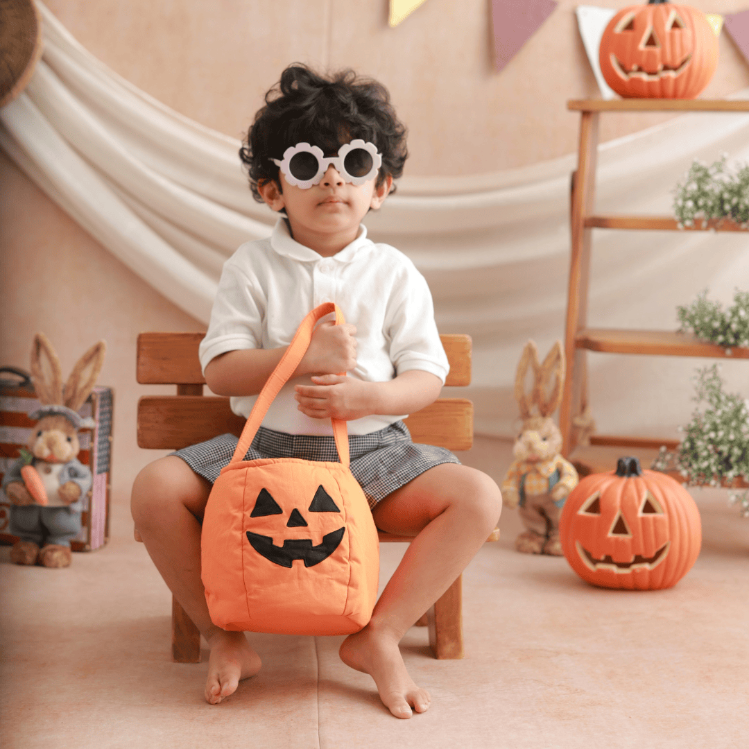 Zoey storage bin Pumpkin Candy Basket