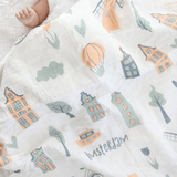 Zoey Swaddle Amsterdam Life Premium Muslin Swaddle