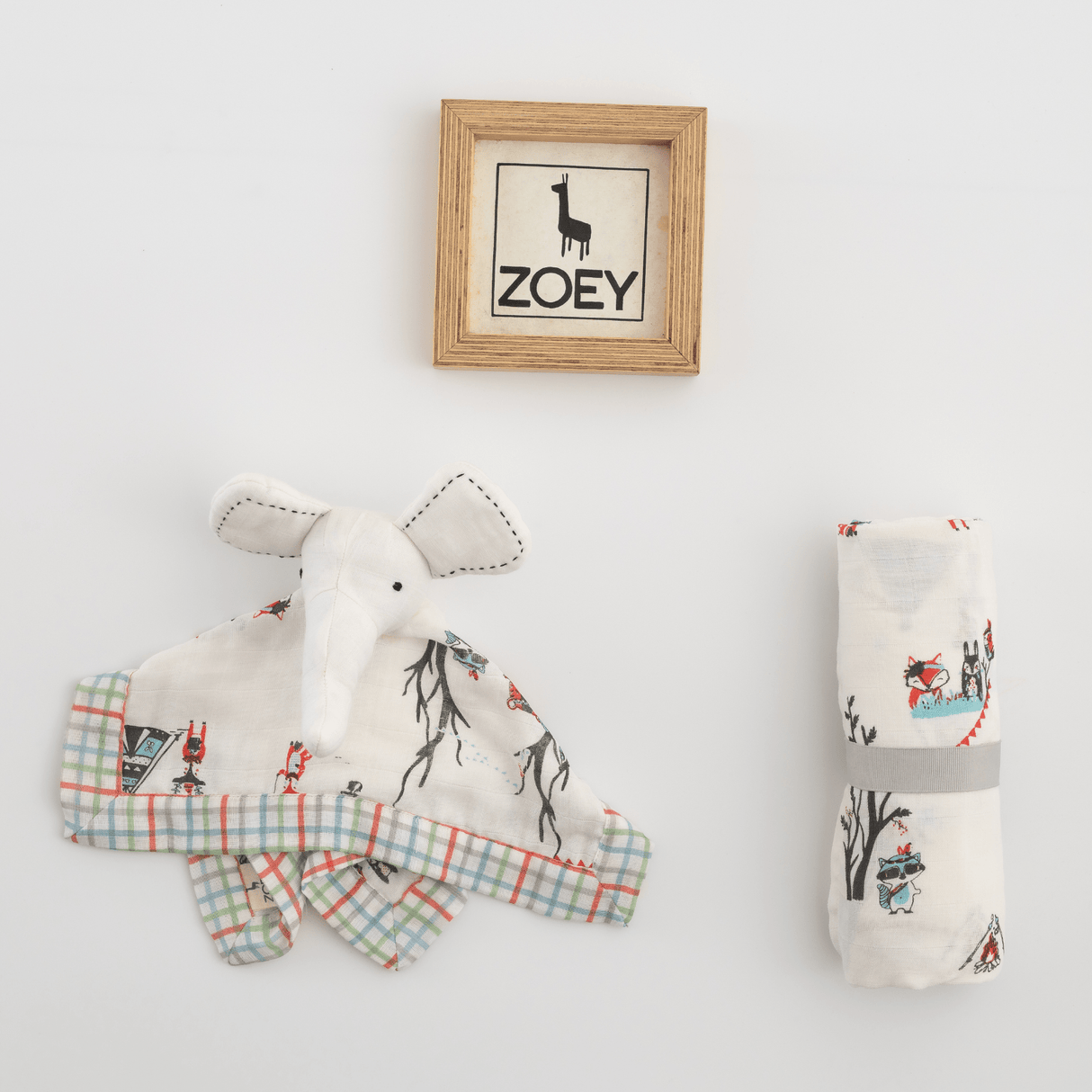 Zoey Swaddle Bohemian Chic Animal Organic Swaddle
