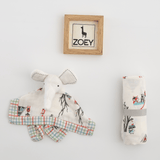Zoey Swaddle Bohemian Chic Animal Organic Swaddle