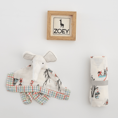 Zoey Swaddle Bohemian Chic Animal Organic Swaddle