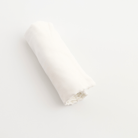 Zoey Swaddle Milk White Organic Muslin Swaddle
