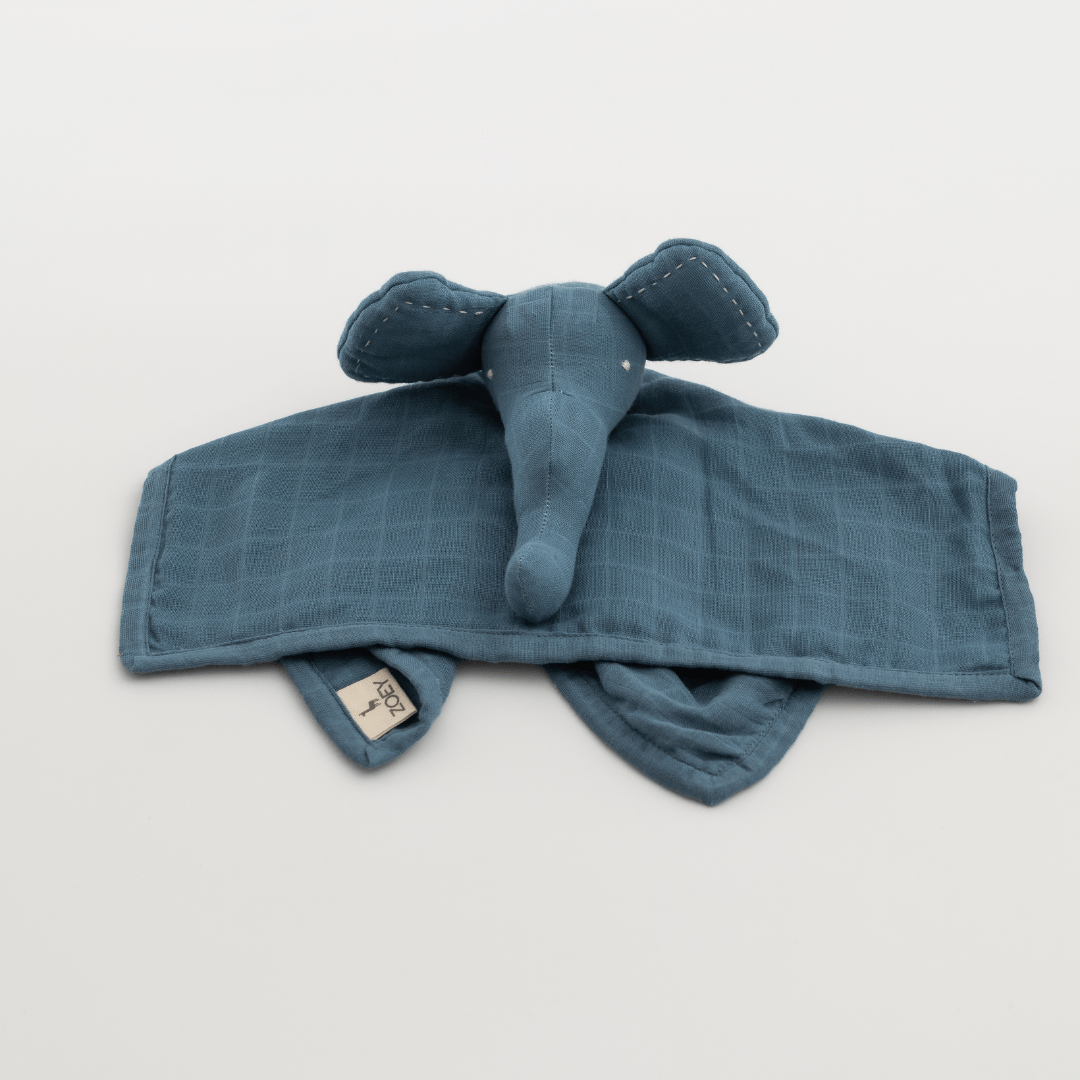 Zoey Swaddle Zoey Organic Muslin Swaddle + Comforter Combo (Blue Jay Colour)