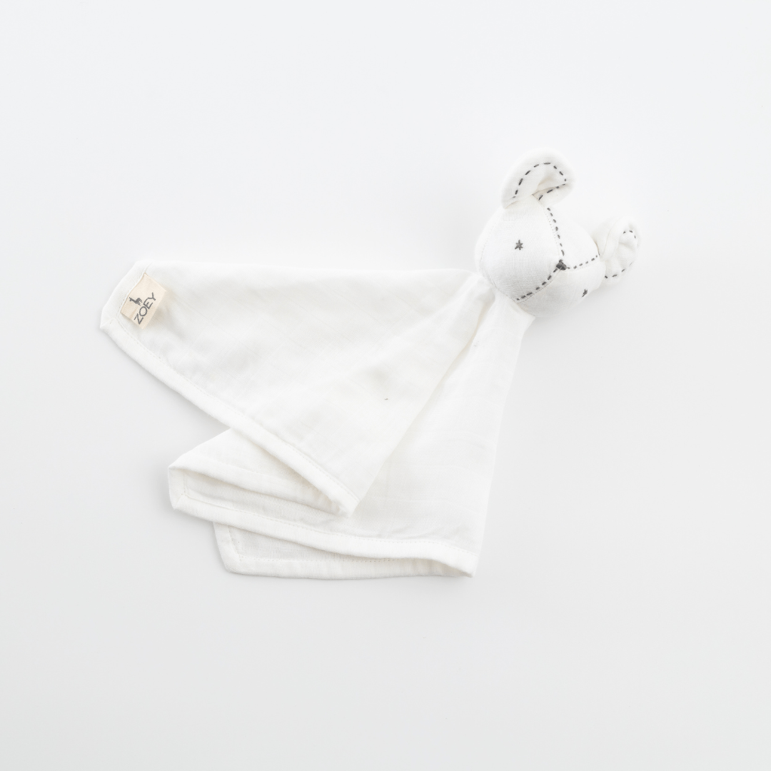 Zoey Swaddle Zoey Organic Muslin Swaddle + Comforter Combo (Milk White Colour)