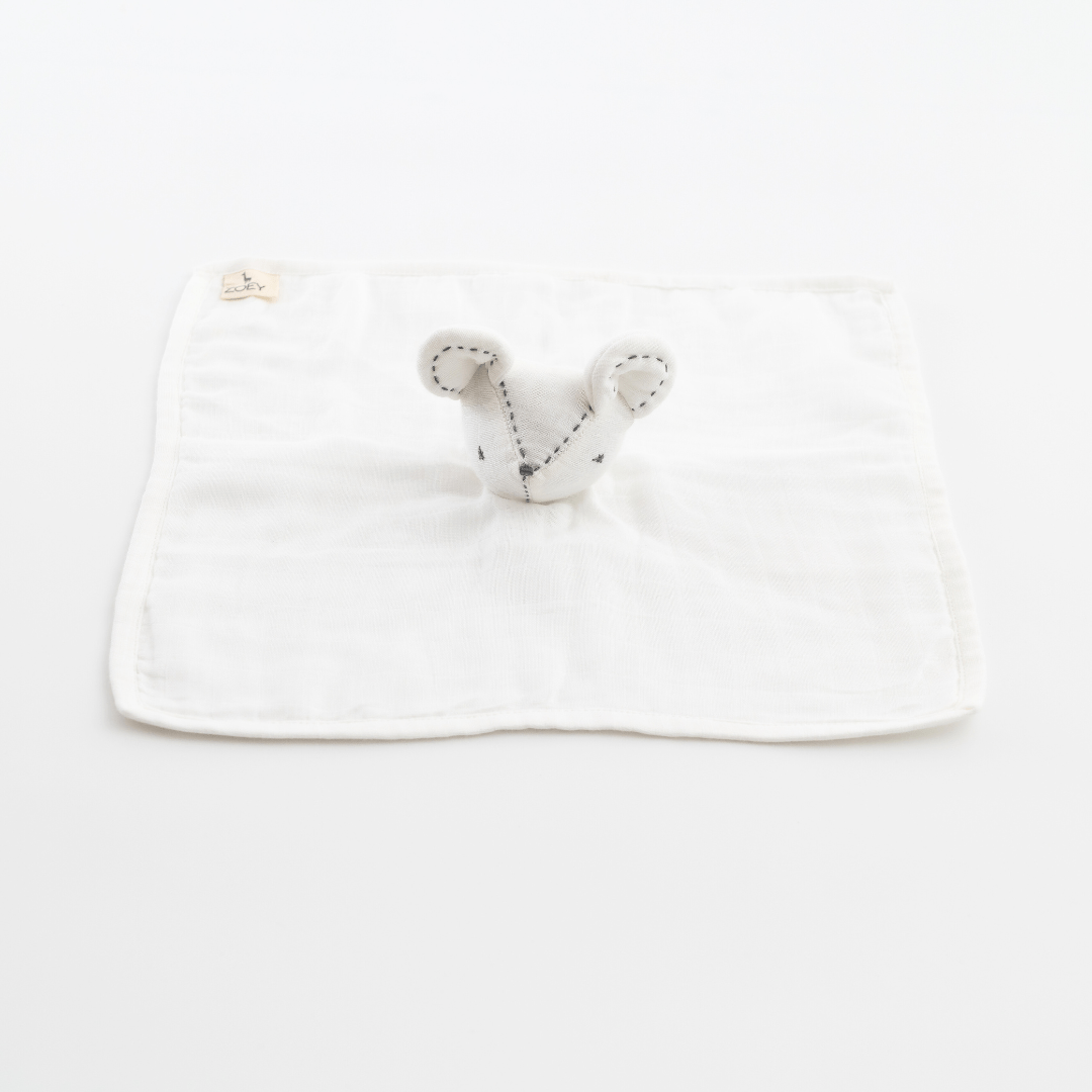 Zoey Swaddle Zoey Organic Muslin Swaddle + Comforter Combo (Milk White Colour)
