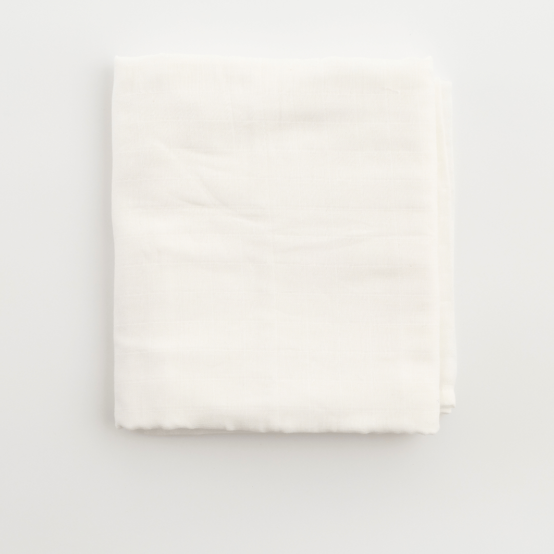 Zoey Swaddle Zoey Organic Muslin Swaddle + Comforter Combo (Milk White Colour)