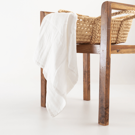 Zoey Swaddle Zoey Organic Muslin Swaddle + Comforter Combo (Milk White Colour)