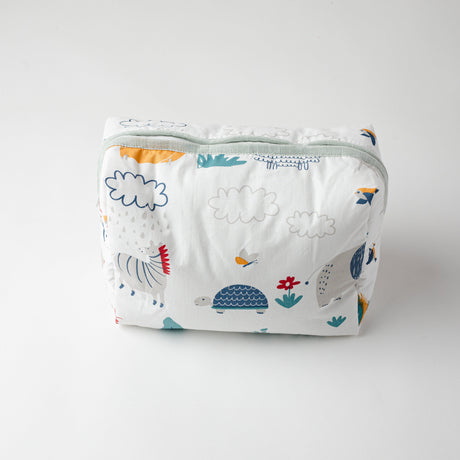 Zoey travel pouch Happy Animal Tribe Cotton Pouch