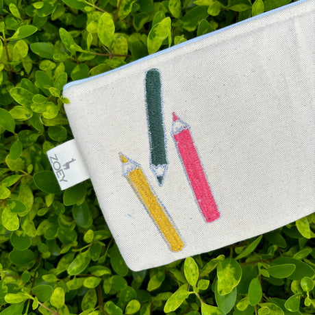 Zoey travel pouch Looking Sharp Pencil Pouch