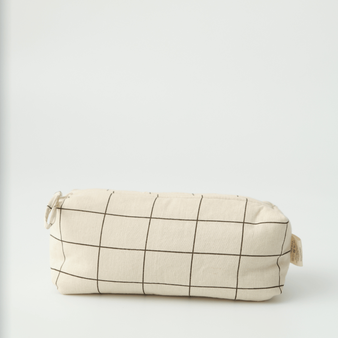Zoey travel pouch The Grid Pencil Pouch