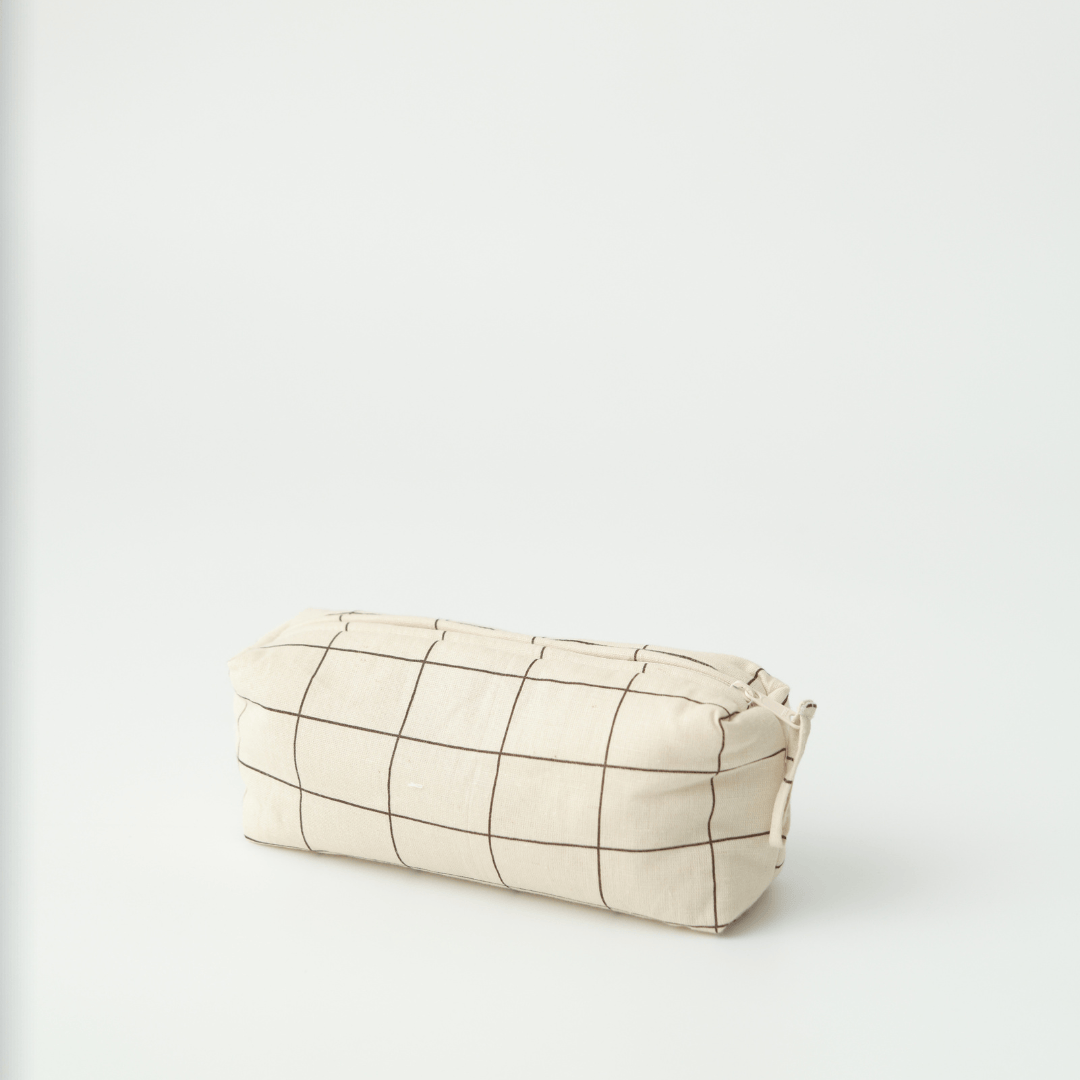 Zoey travel pouch The Grid Pencil Pouch
