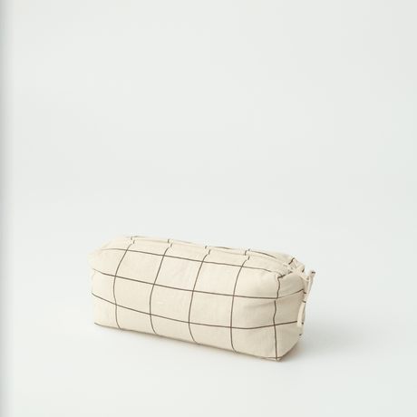 Zoey travel pouch The Grid Pencil Pouch