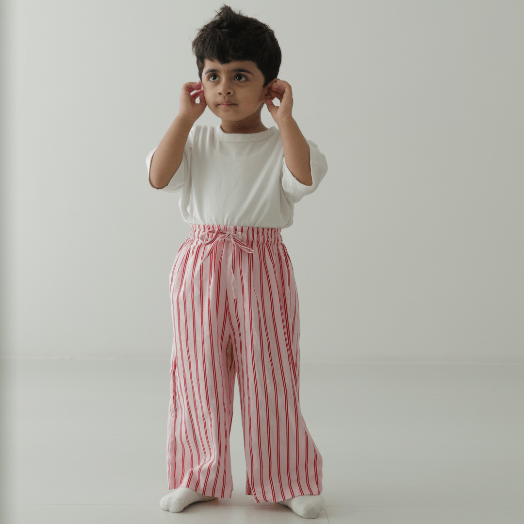 Zoey Tummy Pants Zoey Everyday Pants - Pink Lemonade (Premium Cotton)