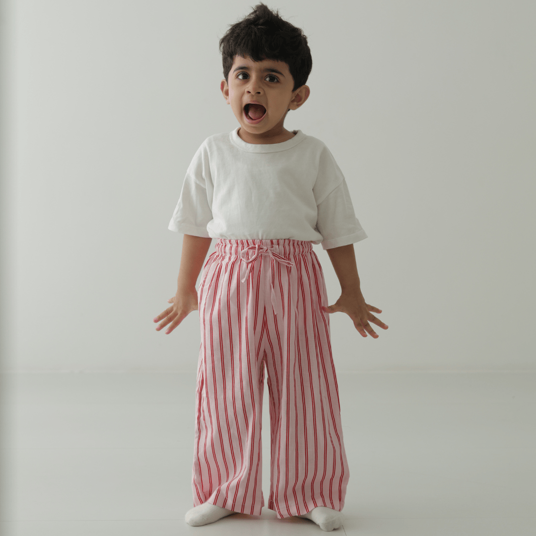 Zoey Tummy Pants Zoey Everyday Pants - Pink Lemonade (Premium Cotton)