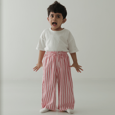 Zoey Tummy Pants Zoey Everyday Pants - Pink Lemonade (Premium Cotton)