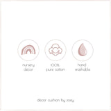 Zoey decor cushion Plush Pink Star Cushion