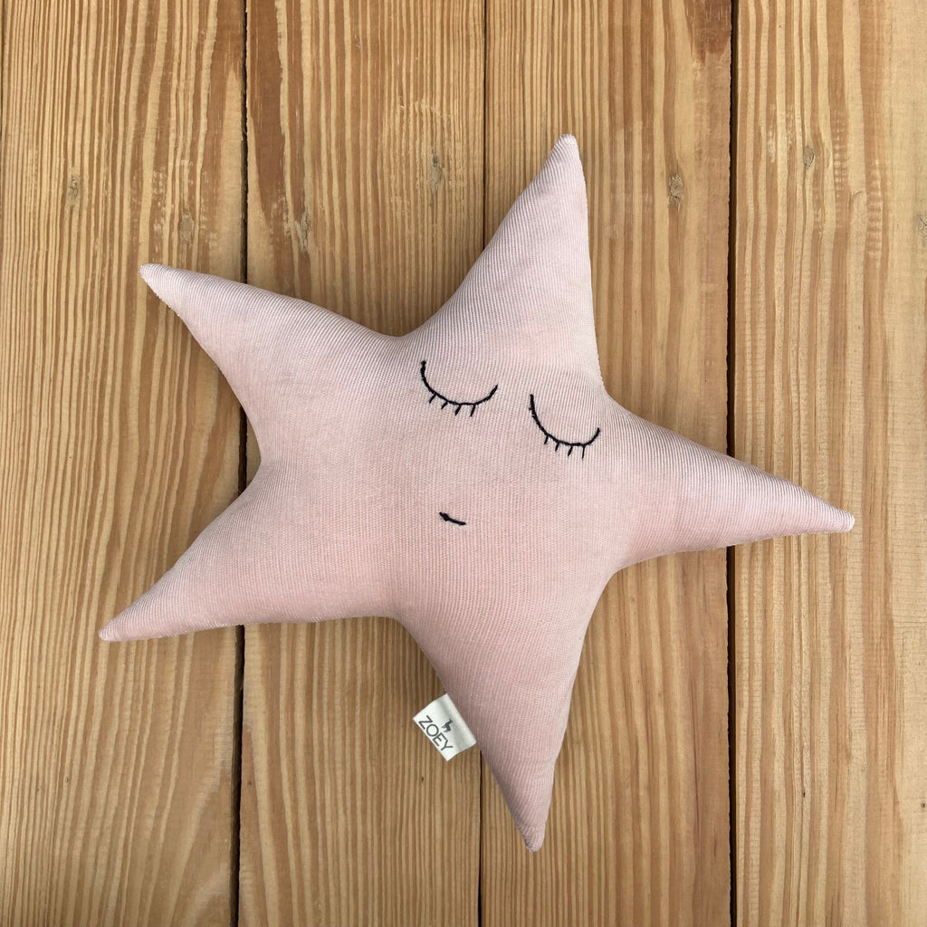 Zoey decor cushion Plush Pink Star Cushion