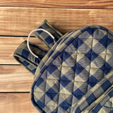 Zoey diaper bag Buffalo Checks Backpack Diaper Bag (100% Cotton with diamond Quilting)