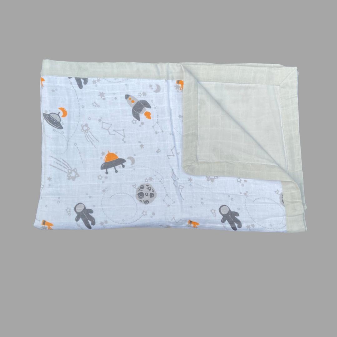 Zoey muslin blanket The Curious Astronaut Muslin Blanket (Dohar)