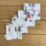 Zoey muslin napkins Boho Animal Muslin Napkins