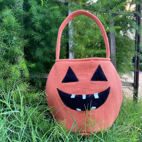 Zoey storage bin Halloween Pumpkin Candy Basket