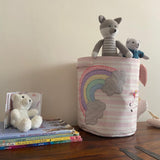 Zoey storage bin Rainbow Unicorn Storage Basket