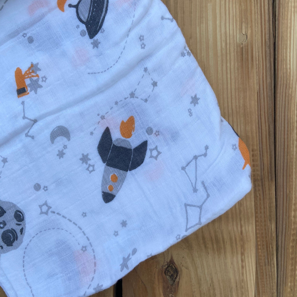 Zoey Swaddle Daddy's Little Astronaut Organic Swaddle Set