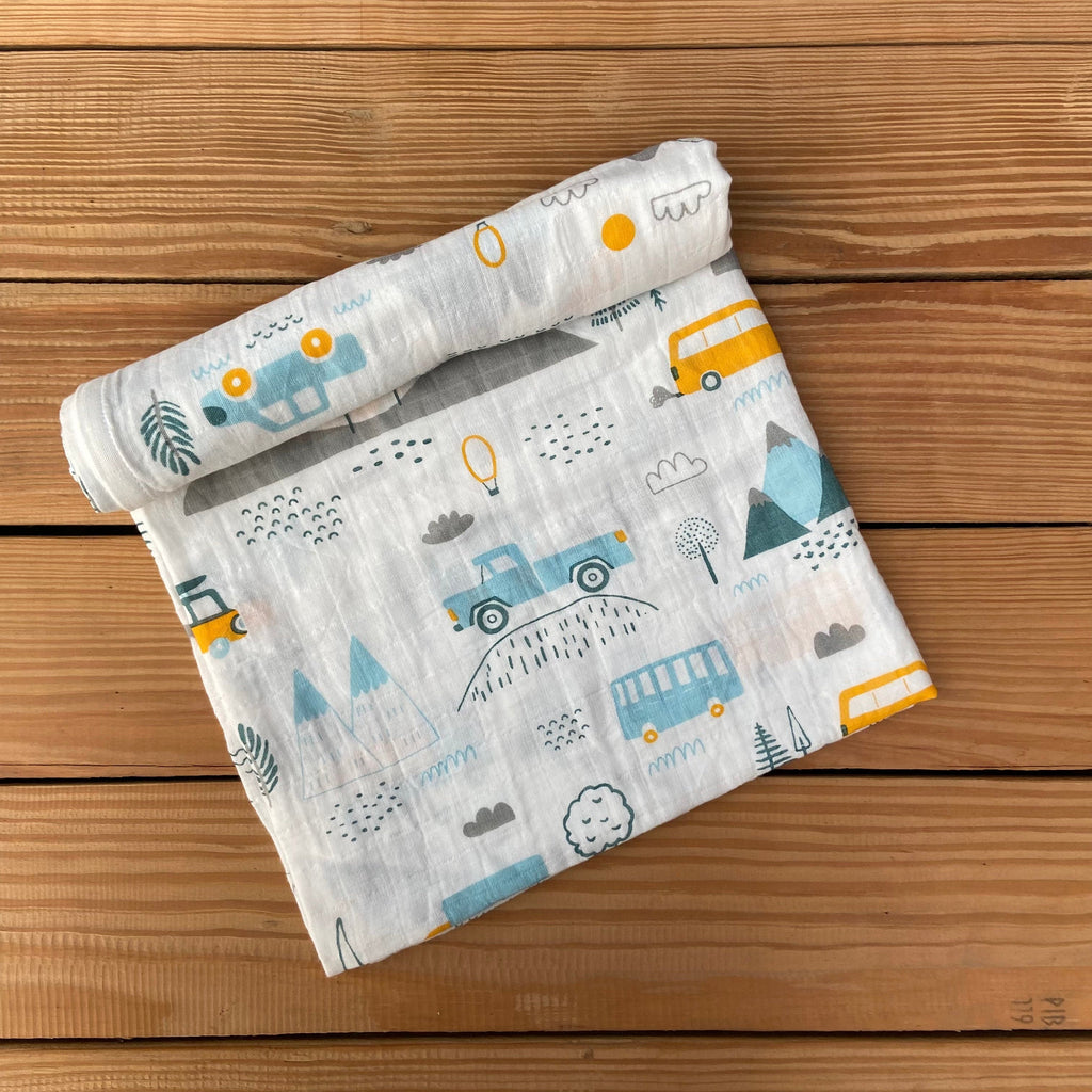 Zoey Swaddle Little Camper Swaddle